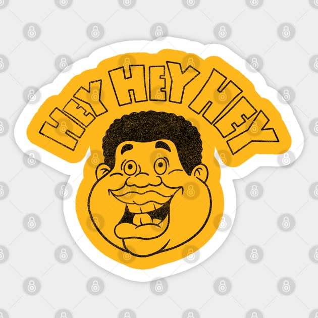 Fat Albert Hey Hey Hey Fat Albert Sticker Teepublic